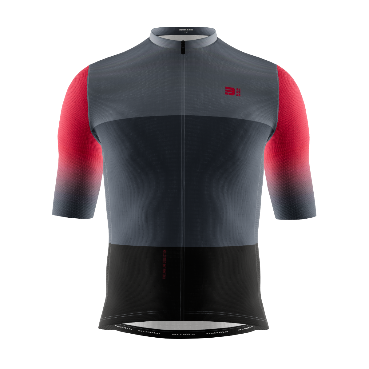 Maillot Corto Stormy Gris - GRIS ROJO