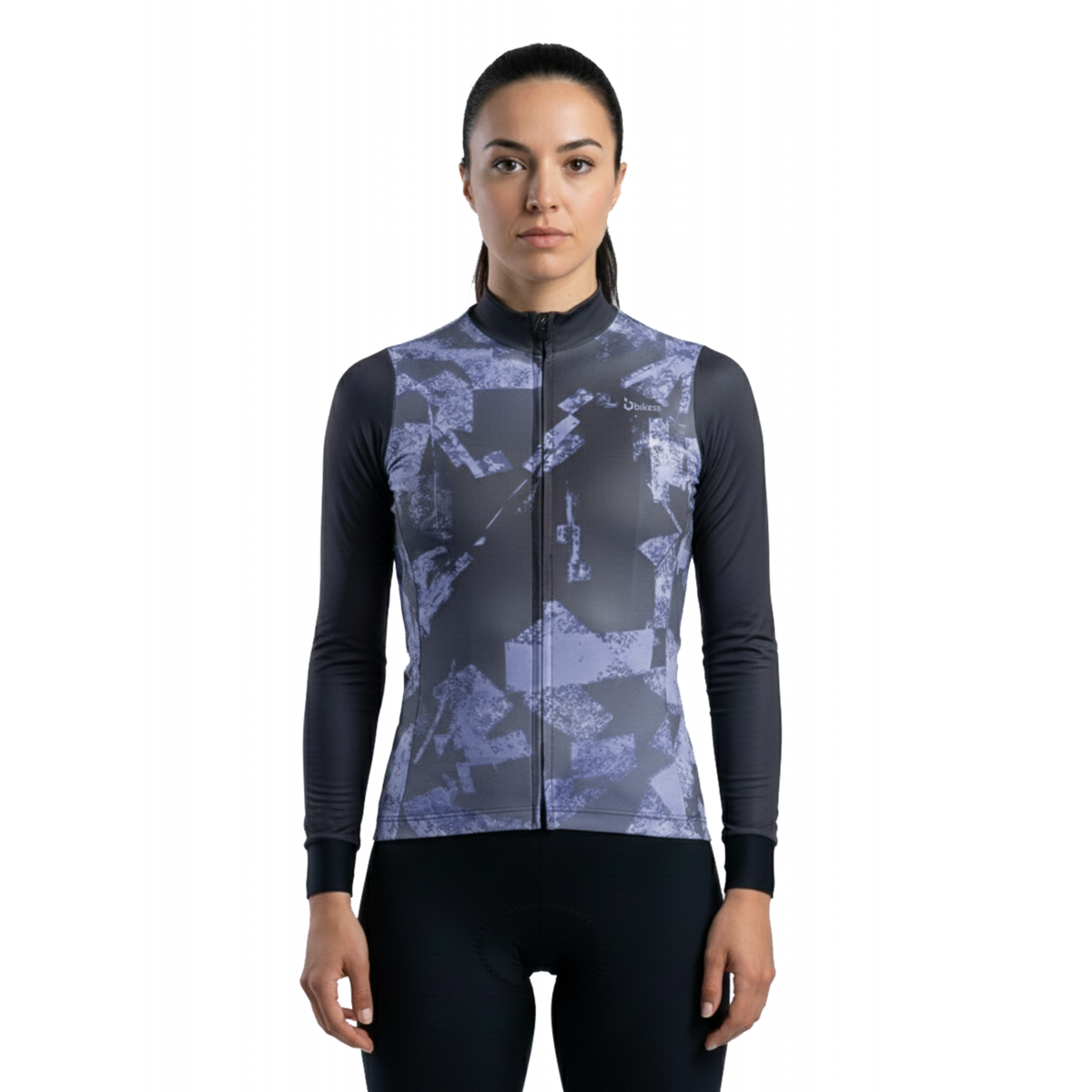 Maillot largo Shard Purple OUTLET - NEGRO MORADO